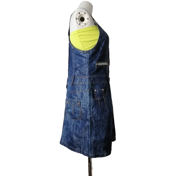 🐟 blue cotton blend overalls by Annasidi - Picture 5 of 7